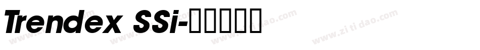 Trendex SSi字体转换